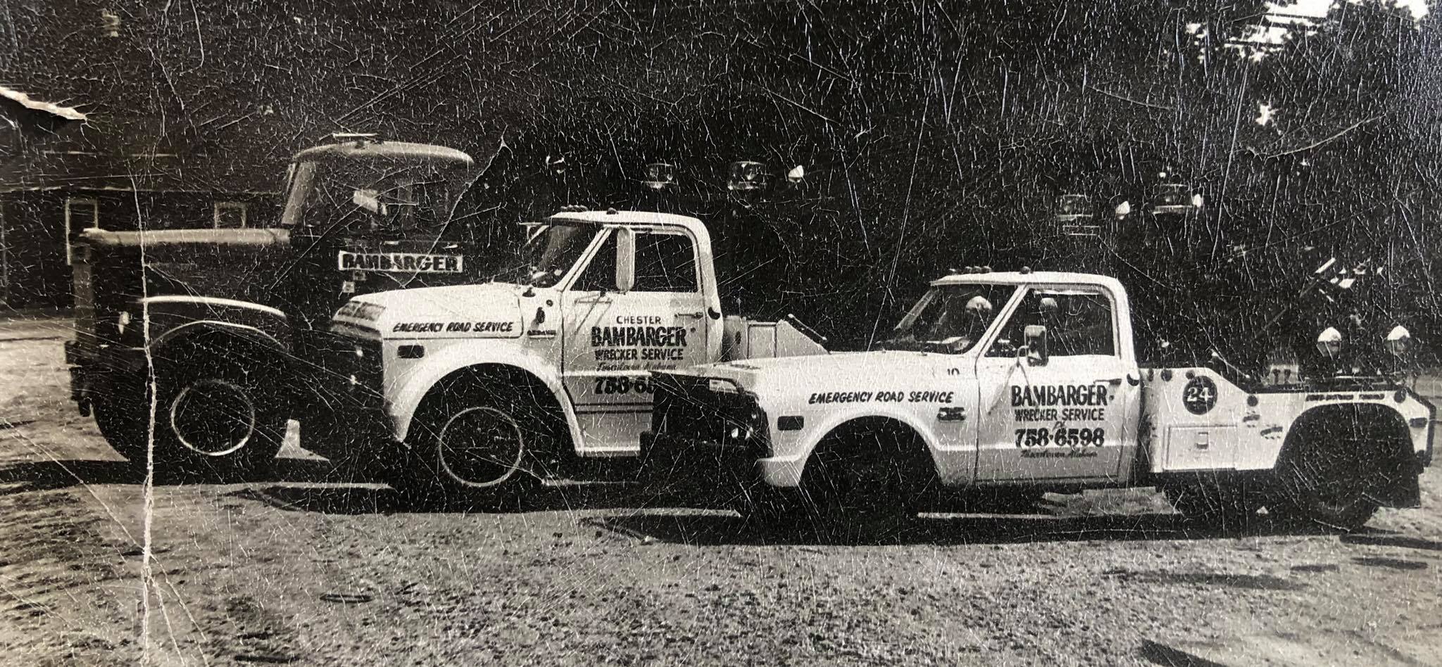 1972 Photo Three Trucks